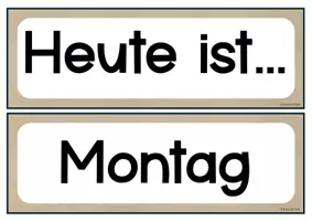 Vorschau - Bildkarten - TAFELKALENDER | WETTERSTATION | Classroom Management - Seite 1