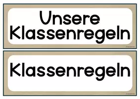 Vorschau - Bildkarten - KLASSENREGELN | Classroom Management - Seite 1