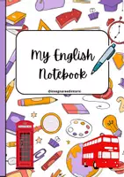 anteprima - Materiale per pittura e bricolage - Copertina per il quaderno di inglese: oggetti simbolo - Pagina di copertina