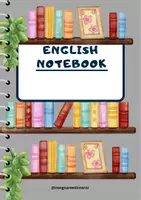 anteprima - Materiale per pittura e bricolage - Copertina per il quaderno di inglese - Pagina di copertina