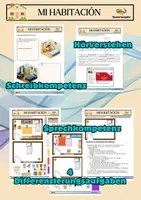 Vorschau - Stundenentwürfe - La casa - la habitación - describir - preposiciones - - Seite 1