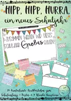 Vorschau - Mal- und Bastelvorlagen - Hipp, hipp, hurra, ein neues Schuljahr! - Minisequenz zum Schulanfang - Deckblatt