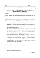 Vorschau - Test - Klausur - Woyzeck - Analyse und Interpretation des Dialogs zwischen dem Hauptmann und Woyzeck - Seite 1