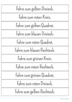 Vorschau - Bildkarten - BlueBot/BeeBot geometrische Formen - Seite 1