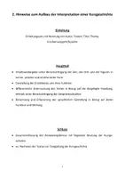 Vorschau - Unterrichtsreihen - Kurzgeschichte (EF): Merkblatt zur Interpretation - Seite 2