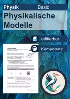 Vorschau - Merkblätter - Physikalische Modelle - Kompetenz - editierbar - Deckblatt