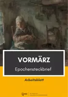 Vorschau - Arbeitsblätter - Vormärz: Steckbrief zur literarischen Epoche - Deckblatt