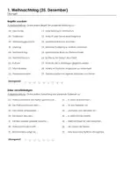 Vorschau - Arbeitsblätter - 1. Weihnachtstag (25. Dezember) - Seite 1