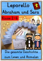 Vorschau - Stundenentwürfe - Abraham und Sara Religionsunterricht Grundschule LEPORELLO - Deckblatt