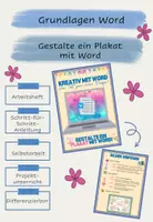 Vorschau - Stundenentwürfe - Microsoft Word: Gestalte ein Plakat! - Deckblatt