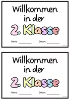 Vorschau - Arbeitsblätter - 2. Klasse Sommerferien Heft - BACK TO SCHOOL - Seite 1