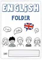 Vorschau - Mal- und Bastelvorlagen - Deckblatt - Deckblätter & Registerblätter für Englisch Schnellhefter, Englischhefter, Ordner, Hefte - Heftumschlag mit Rückendeckel - DIN A4 - Seite 2