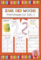 Vorschau - Arbeitsblätter - Zahl der Woche: Zahlenmappe 2 - Deckblatt