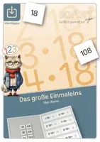 Vorschau - Stationenlernen - Klettmappe | Das große Einmaleins | 18er-Reihe - Deckblatt