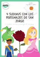 Vista previa - Unidades / Secuencias / Situaciones de Aprendizaje - 4 SUDOKUS CON LOS PERSONAJES DE SANT JORDI - Portada