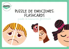 Vista previa - Tarjetas / Manipulativos - PUZZLE DE EMOCIONES FLASHCARDS - página 1