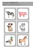 Vorschau - Spiele - Farm animals Bauernhoftiere Lernspiel Zonk - Englisch - Seite 2