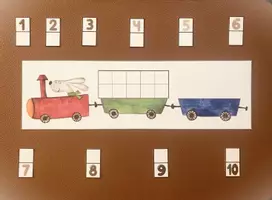 Vorschau - Mal- und Bastelvorlagen - Tiere auf Reisen (Zehnerübergang, Zahlzerlegung) Motiv 1 - Deckblatt