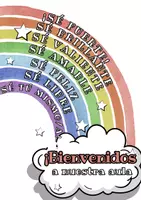 Vista previa - Elementos para la creación de materiales - Decoración de Puerta "Estilo Hippie" | Vuelta al Cole - Portada