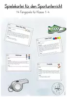 Vorschau - Spiele - Spielesammlung - Spielkartei - Fangspiele für den Sportunterricht - Deckblatt