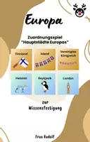 Vorschau - Spiele - Hauptstädte Europas - Zuordnungsspiel - Deckblatt
