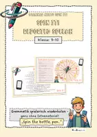 Vorschau - Arbeitsblätter - Spin it meets Grammar! Reported speech (Social Media) - Deckblatt