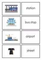 Vorschau - Spiele - First Words - English Flashcards PLACES AROUND TOWN - Seite 3
