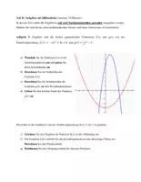 Vorschau - Prüfungsvorbereitung - Pauker Mathe - Klausur EF mit EWH - Quadratische & Potenzfunktionen - Seite 3