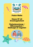 Vorschau - Prüfungsvorbereitung - Pauker Mathe - Klausur EF mit EWH - Ableitungen & Tangenten - Deckblatt