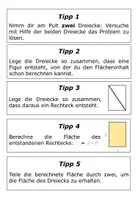Vorschau - Stundenentwürfe - Prüfungsentwurf Mathematik Flächeninhalt rechtwinkliger Dreiecke - Seite 2