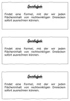 Vorschau - Stundenentwürfe - Prüfungsentwurf Mathematik Flächeninhalt rechtwinkliger Dreiecke - Seite 3