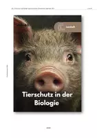 Vorschau - Arbeitsblätter - Tierschutz in der Forschung & Landwirtschaft - Lernheft - Seite 1