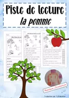 Aperçu - Feuilles d'exercices - Mini Piste de Lecture: Pomme - Page de couverture