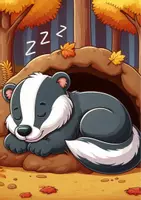 anteprima - Testo - Storia sul letargo per bambini - Racconto in stampatello maiuscolo - Pagina 2