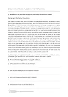 Vorschau - Unterrichtsreihen - Camping in the Rocky Mountains – Reading Comprehension / Writing Activities - Deckblatt
