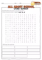Vorschau - Arbeitsblätter - Back to school: wordsearch | summer | activity - Seite 1