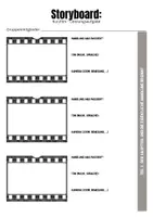 Vorschau - Arbeitsblätter - Leeres Storyboard: Plane einen Kurzfilm (Kunst, Film) - Seite 2
