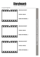 Vorschau - Arbeitsblätter - Leeres Storyboard: Plane einen Kurzfilm (Kunst, Film) - Seite 3