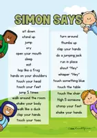 Vorschau - Poster - Back to school Poster: Simon Says | Spiel - Seite 1