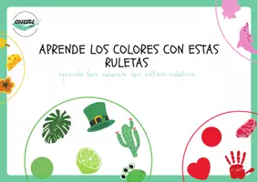 Vista previa - Refuerzo / NEE / Materiales de apoyo - APRENDE LOS COLORES CON ESTAS RULETAS - página 1