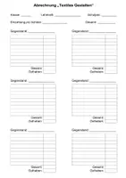 Vorschau - Anderer Materialtyp - Vorlage Abrechnung Materialgeld WG und TG - Seite 1