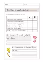 Vorschau - Arbeitsblätter - Rondell Checkliste - Seite 1