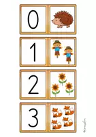 Vorschau - Spiele - Domino: Unterschiedliche Mengendarstellungen (Herbst) - Seite 2