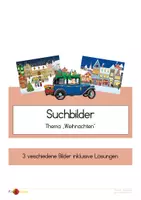 Vorschau - Anderer Materialtyp - "Finde die Unterschiede": Suchbilder Weihnachten - Deckblatt