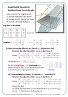 Vorschau - Arbeitsblätter - Mathematik - Lage Ebene-Gerade - Aufgaben, Video, App, etc. - Seite 2