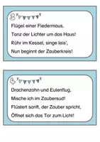Vorschau - Stundenentwürfe - Zaubersprüche zum Lesen, Abschreiben und selber schreiben - Seite 3