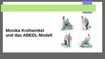 Vorschau - Präsentationen/Tafelbilder - Monika Krohwinkel und die ABEDL - Deckblatt