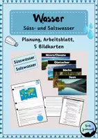 Vorschau - Stundenentwürfe - Süss- und Salzwasser auf der Erde - Deckblatt