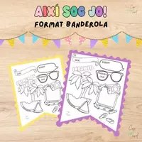 Vista previa - Hojas de trabajo - Així soc jo! banderola - Portada