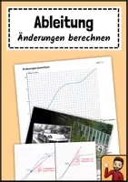 Vorschau - Arbeitsblätter - Ableitungen - Änderungen berechnen - Deckblatt